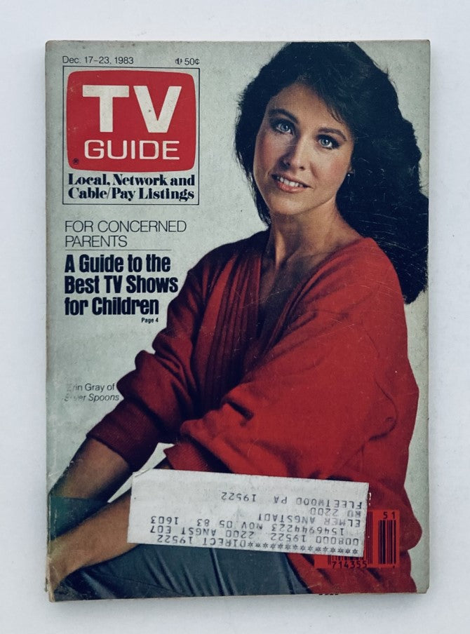 TV Guide Magazine December 17 1983 Erin Gray of Silver Spoons Central PA Ed.