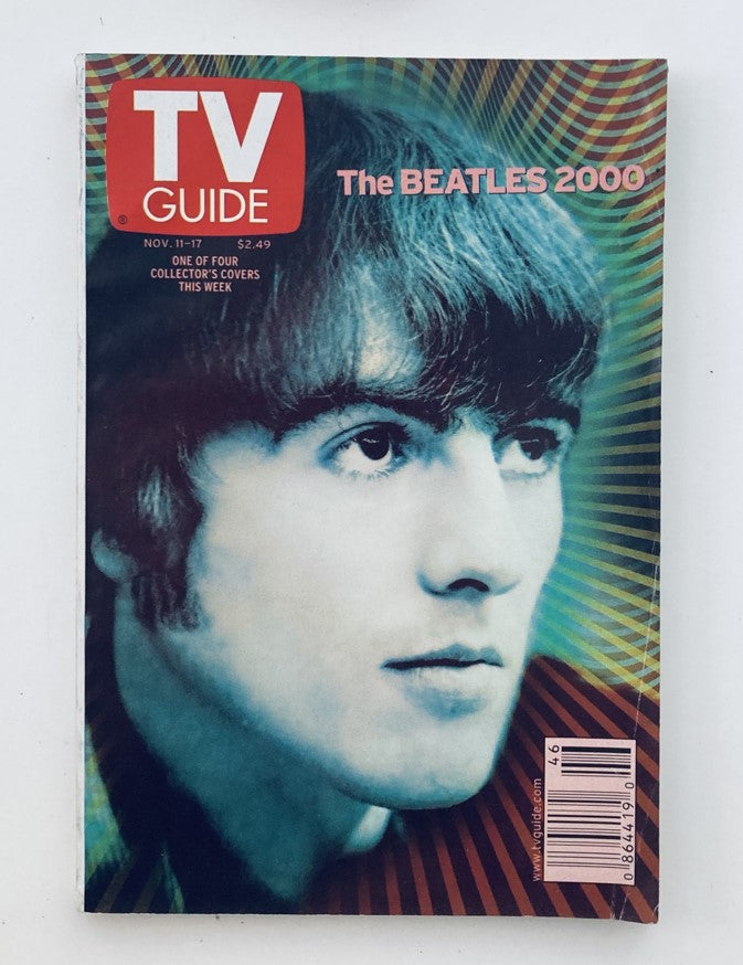 TV Guide Magazine November 11 2000 George Harrison Toledo-Lima Ed. No Label