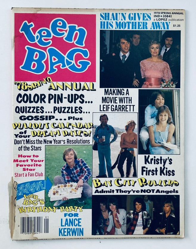 VTG Teen Bag Magazine Spring 1978 Annual Bay City Rollers Shaun Cassidy No Label