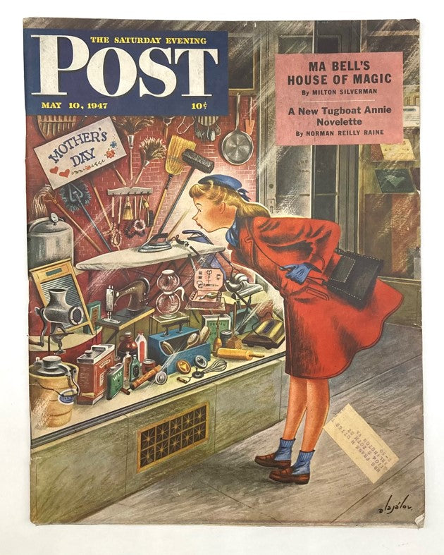 Saturday Evening Post Magazine May 10 1947 Illustrated Cover by Alajalov