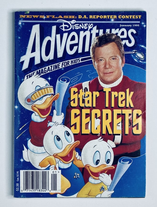 Disney Adventures Magazine January 1995 Star Trek Secrets No Label