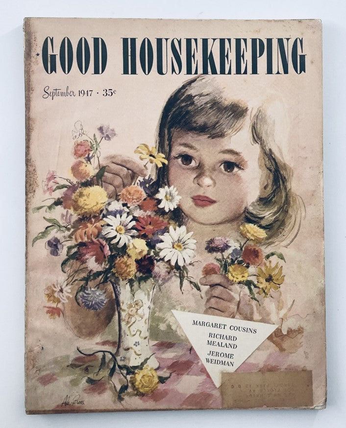 VTG Good Housekeeping Magazine September 1947 Margaret Cousins & Richard Mealand