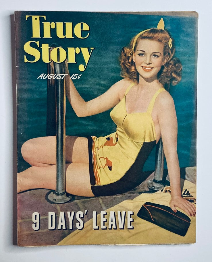 VTG True Story Magazine August 1943 Vol 49 No. 1 9 Days' Leave No Label