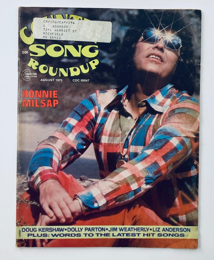 VTG Country Song Roundup Magazine August 1975 Ronnie Mislap & Doug Kershaw