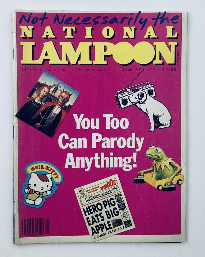 VTG National Lampoon Magazine April 1984 Vol 2 No. 69 The April Fools No Label