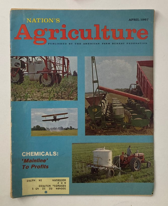 VTG Nation's Agriculture Magazine April 1967 Chemicals Mainline To Profits