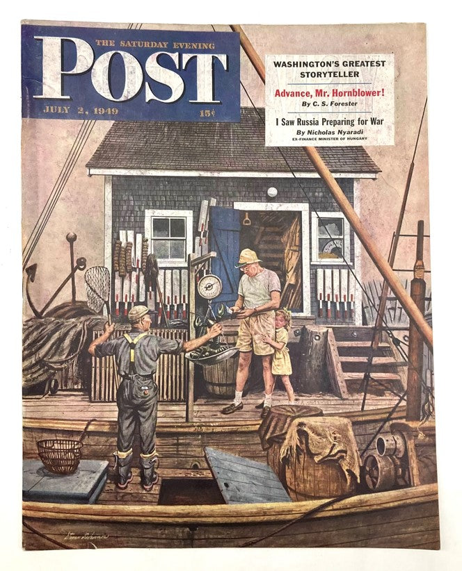 Saturday Evening Post Magazine July 2 1949 Illustrated Cover Stevan Dohanos