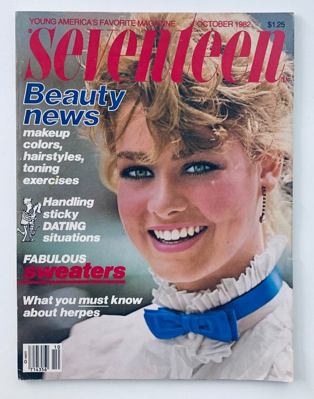 VTG Seventeen Magazine October 1982 Handling Sticky Dating Situations No Label