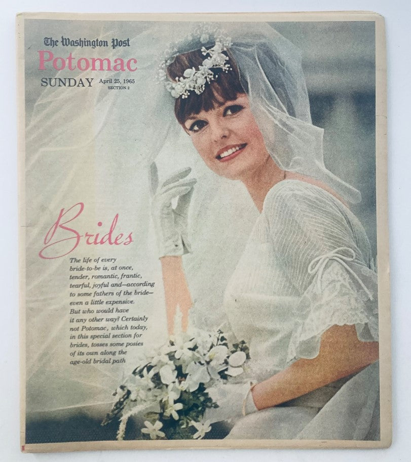 VTG Washington Post Potomac Magazine April 25 1965 Life of Every Bride No Label