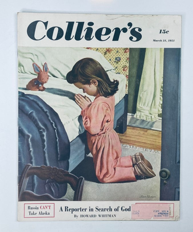 VTG Collier's Magazine March 31 1951 Vol 127 No. 13 Reporter in Search of God