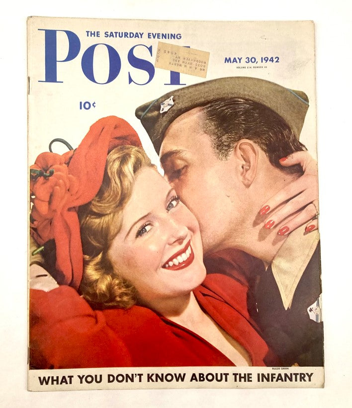 Saturday Evening Post Magazine May 30 1942 Illustrated Cover