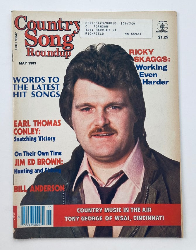 VTG Country Song Roundup Magazine May 1983 Tony George of WSAI, Cincinnati