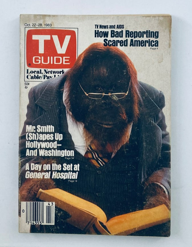 TV Guide Magazine October 22 1983 Mr Smith in Hollywood LA Metro Ed. No Label