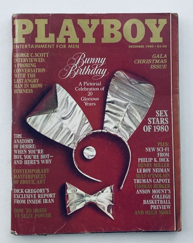 VTG Playboy Magazine December 1980 Playmate Terri Welles w Centerfold No Label