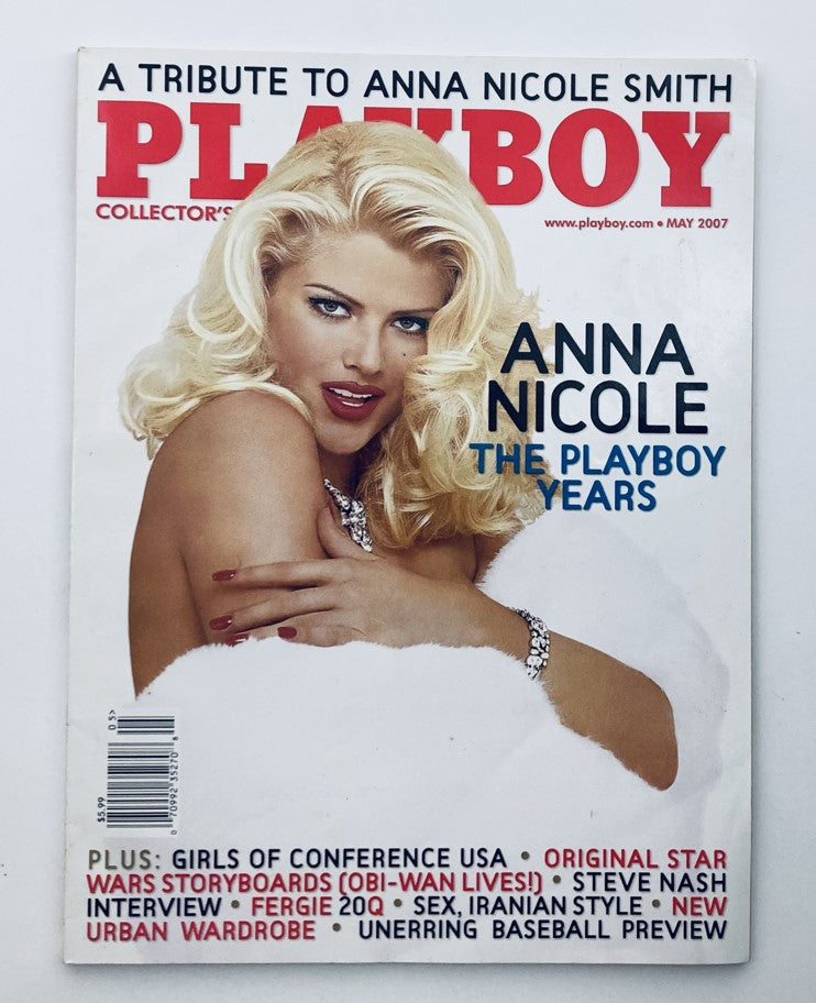 Playboy Magazine May 2007 Vol 54 No. 5 Anna Nicole Smith No Label