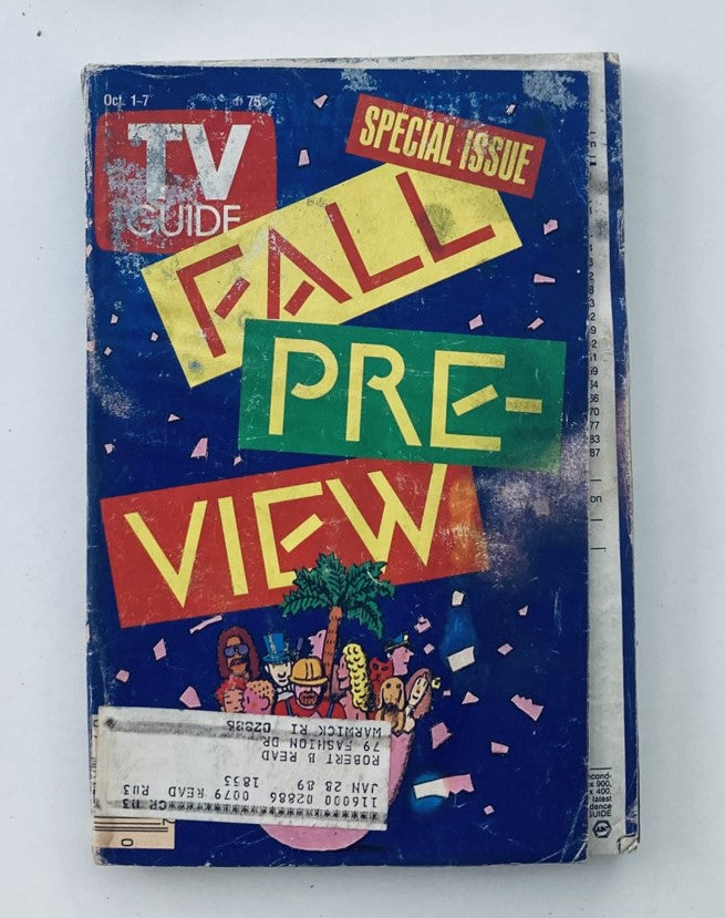 TV Guide Magazine October 1 1988 Fall Preview Special Providence Ed.