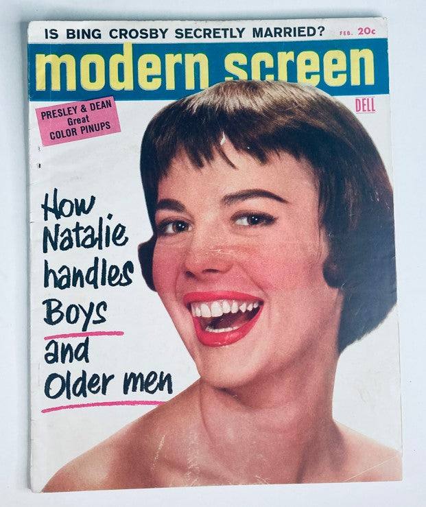 VTG Modern Screen Magazine February 1957 Vol 51 #2 Natalie Wood No Label