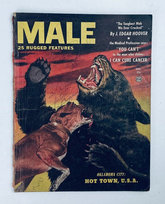 VTG Male Magazine December 1952 Vol 2 No. 11 Toughest Mob We Cracked No Label