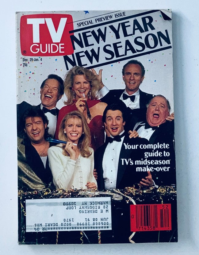 TV Guide Magazine December 29 1990 Candice Bergen, Grant Shaud NY Metro Ed.