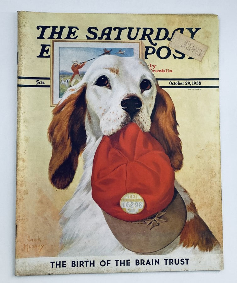 The Saturday Evening Post Magazine October 29 1938 The Birth of The Brain Trust