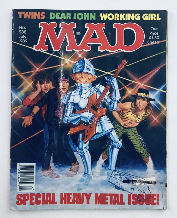 Mad Magazine July 1989 No. 288 Drawn Out Dramas 4.0 VG Very Good No Label