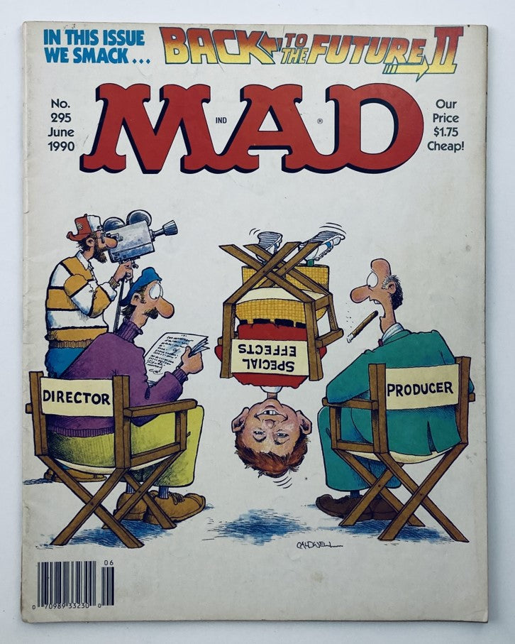 Mad Magazine June 1990 No. 295 Back To The Future II 6.0 FN Fine No Label