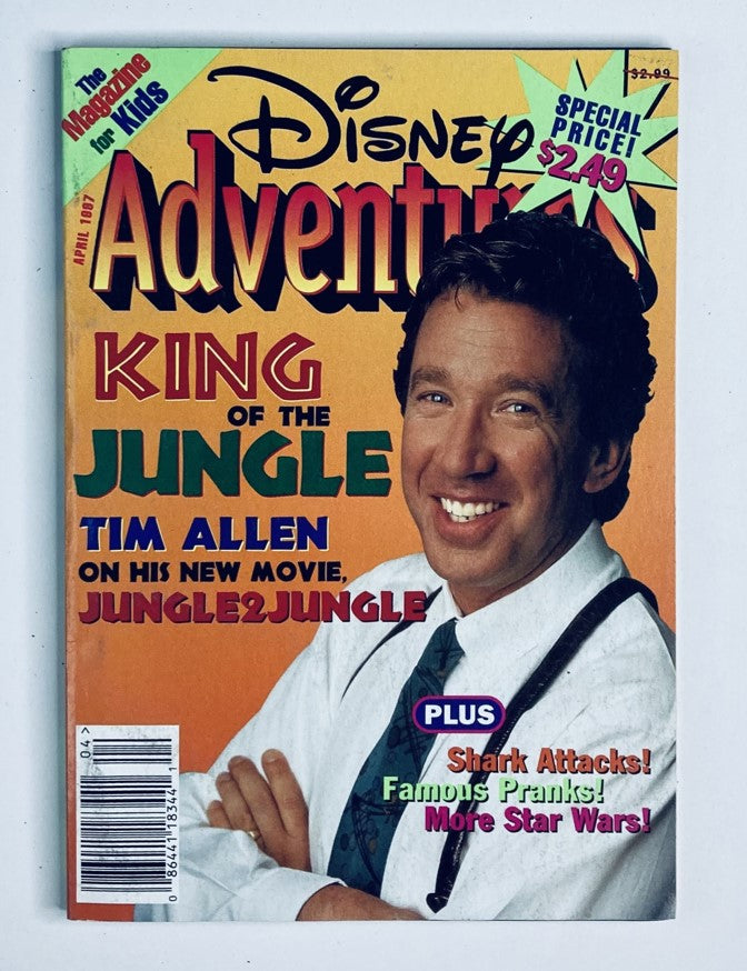 Disney Adventures Magazine April 1997 Tim Allen King of the Jungle No Label