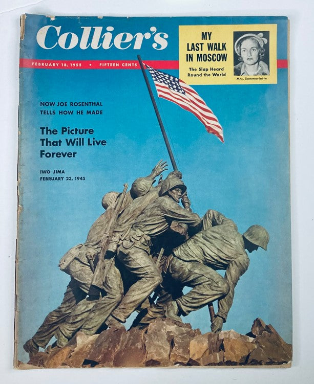 VTG Collier's Magazine February 18 1955 Vol 135 No. 4 Iwo Jima, 1945 No Label