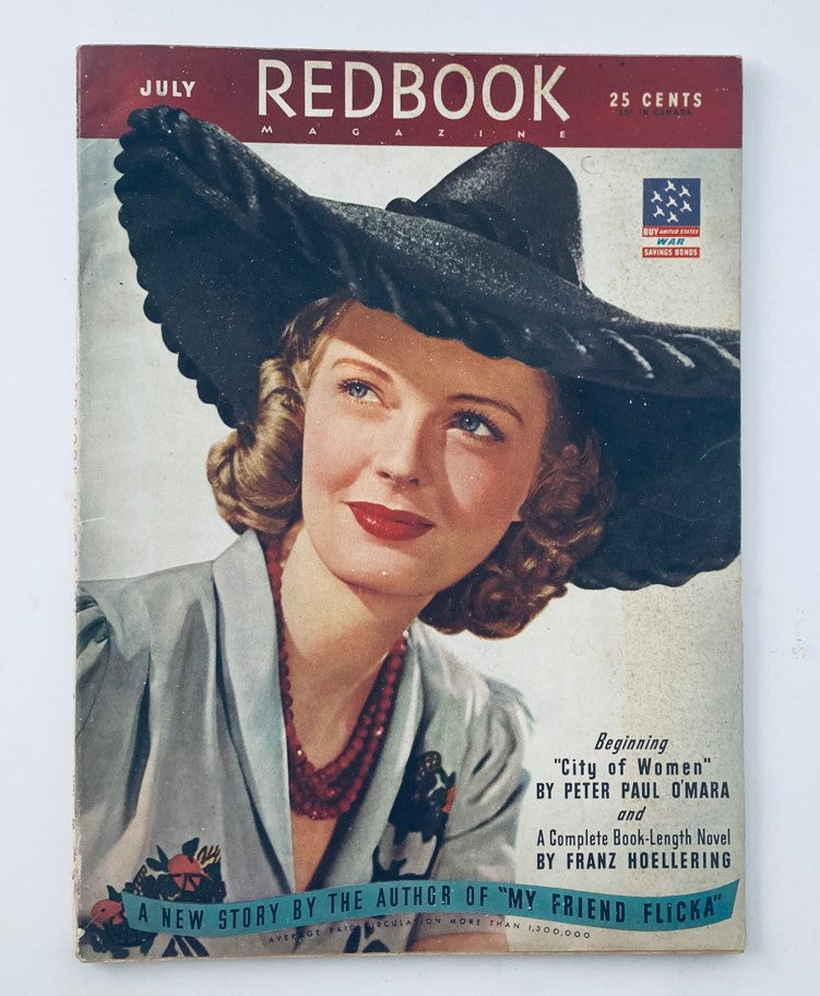 VTG Redbook Magazine July 1942 Vol 79 No. 3 City of Women No Label