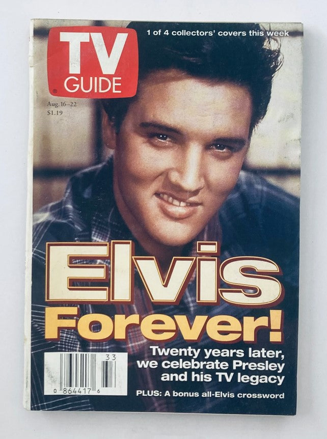 TV Guide Magazine August 16 1997 Elvis Presley Spokane Ed. No Label