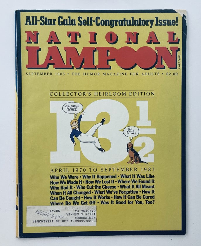 VTG National Lampoon Magazine September 1983 Collector's Heirloom Edition