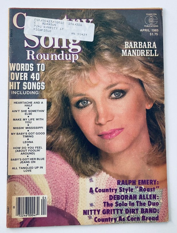 VTG Country Song Roundup Magazine April 1985 Barbara Mendrell & Ralph Emery