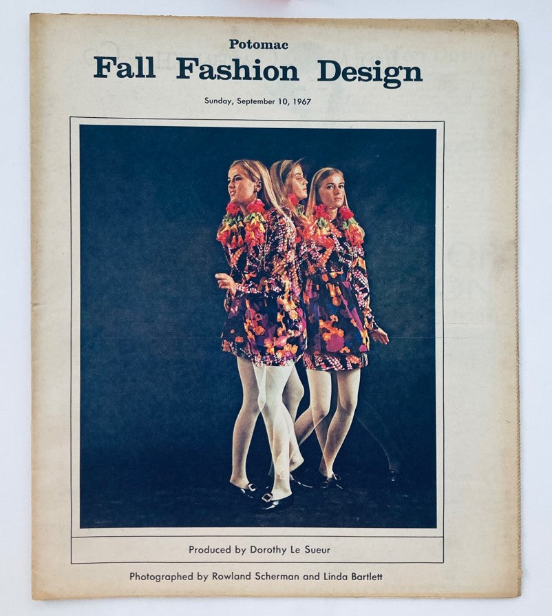 VTG Potomac Fall Fashion Magazine September 10 1967 Bonnie Pfiefer No Label