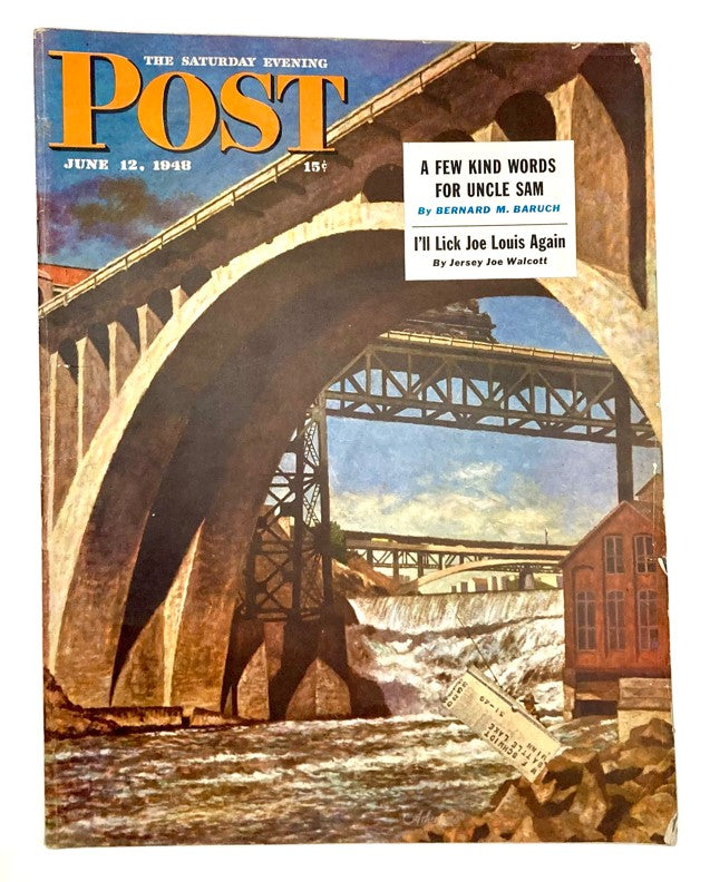 Saturday Evening Post Magazine June 12 1948 Illustrated Cover by John Atherton