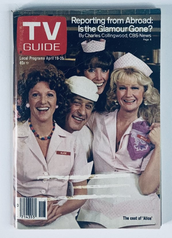 TV Guide Magazine April 19 1980 #1412 The Cast of 'Alice' Phoenix Ed.