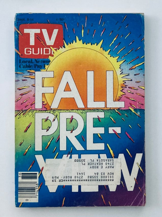 TV Guide Magazine September 8 1984 Fall Preview Special Tampa-Sarasota Ed.