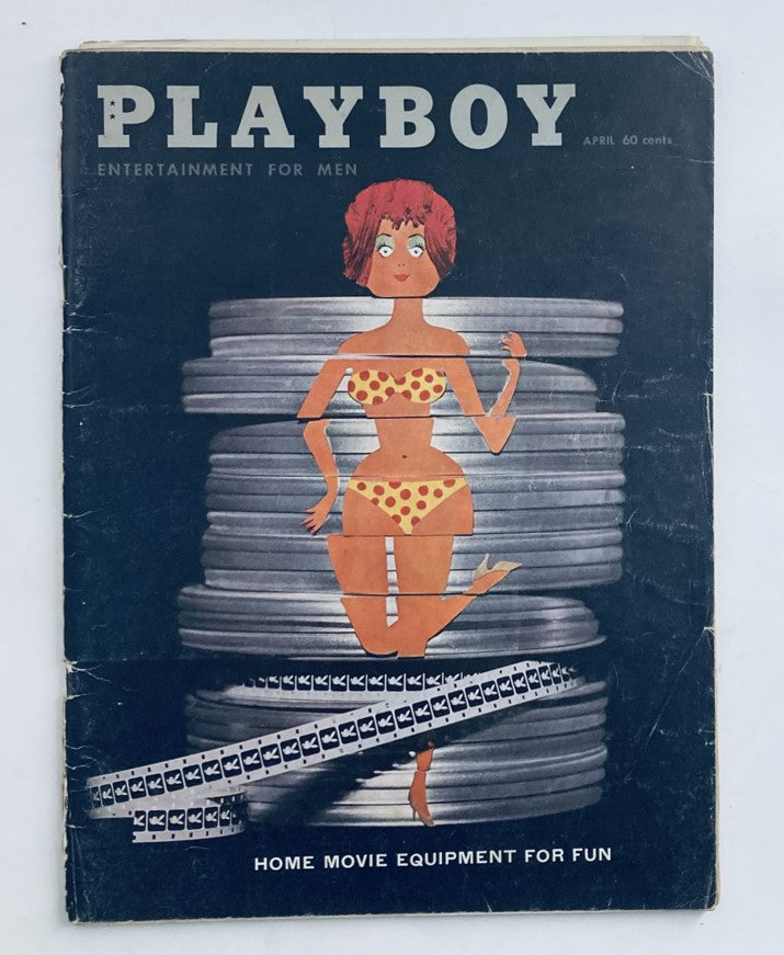 VTG Playboy Magazine April 1960 Linda Gamble w Centerfold No Label