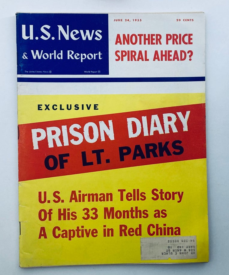 US News & World Report Magazine June 24 1955 Prison Diary of Lt. Parks