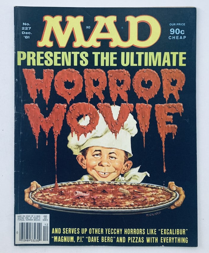 VTG Mad Magazine December 1981 No. 227 Magnumb P.U. Movie 4.0 VG No Label