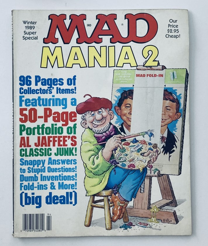 Mad Magazine Winter 1989 Mania 2 Portfolio of Al Jaffe's Junk 4.0 VG No Label