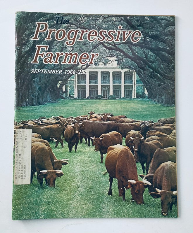 VTG The Progressive Farmer Magazine September 1968 Sire Proofs Tell The Story