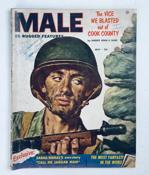 VTG Male Magazine May 1953 Vol 3 No. 5 Sasha Siemal's Own Story No Label