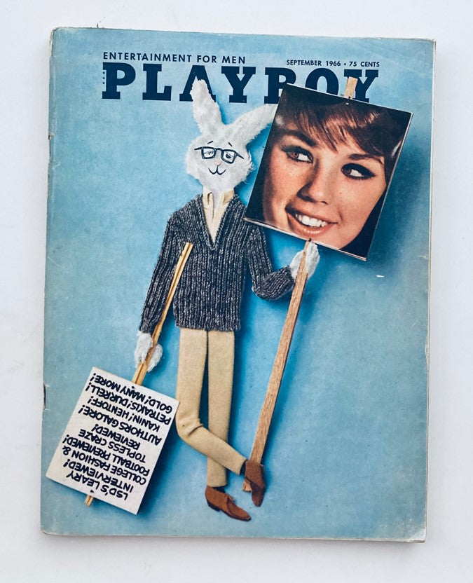 VTG Playboy Magazine September 1966 Dianne Chandler Cover w Centerfold No Label