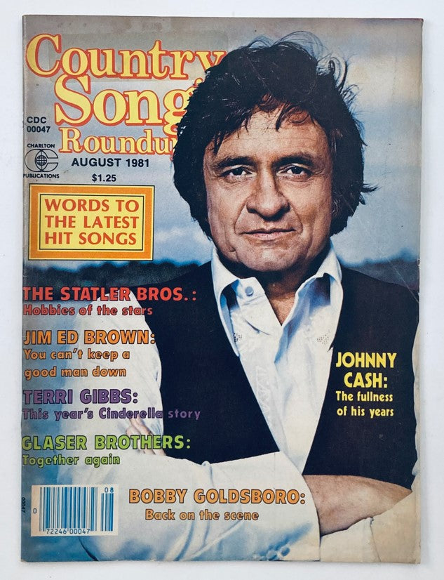 VTG Country Song Roundup Magazine August 1981 Bobby Goldsboro No Label