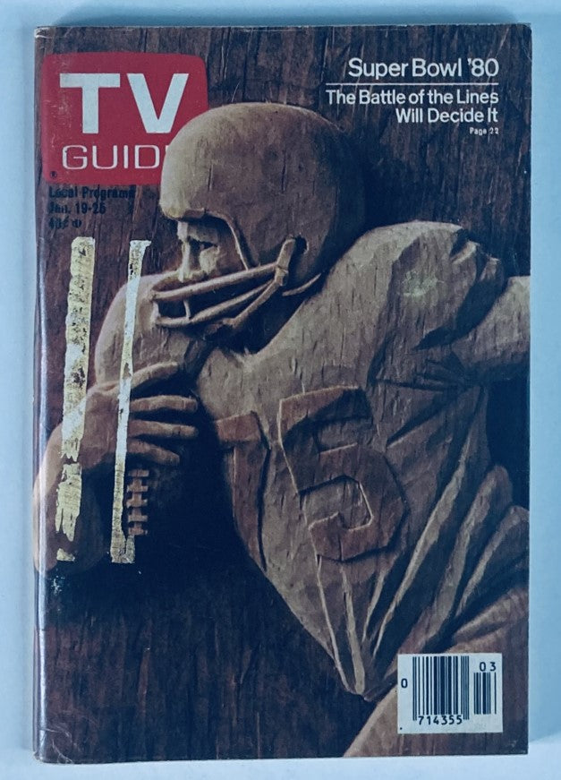 TV Guide Magazine January 19 1980 #1399 The Super Bowl 1980 Phoenix Ed.