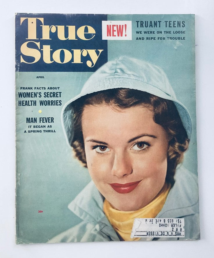 VTG True Story Magazine April 1954 Vol 69 No. 9 Myrna Hansen Cover Girl