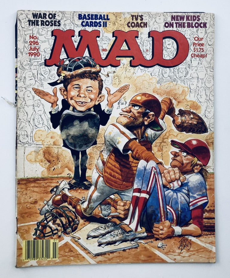 Mad Magazine July 1990 No. 296 War of The Roses 4.0 VG Very Good No Label