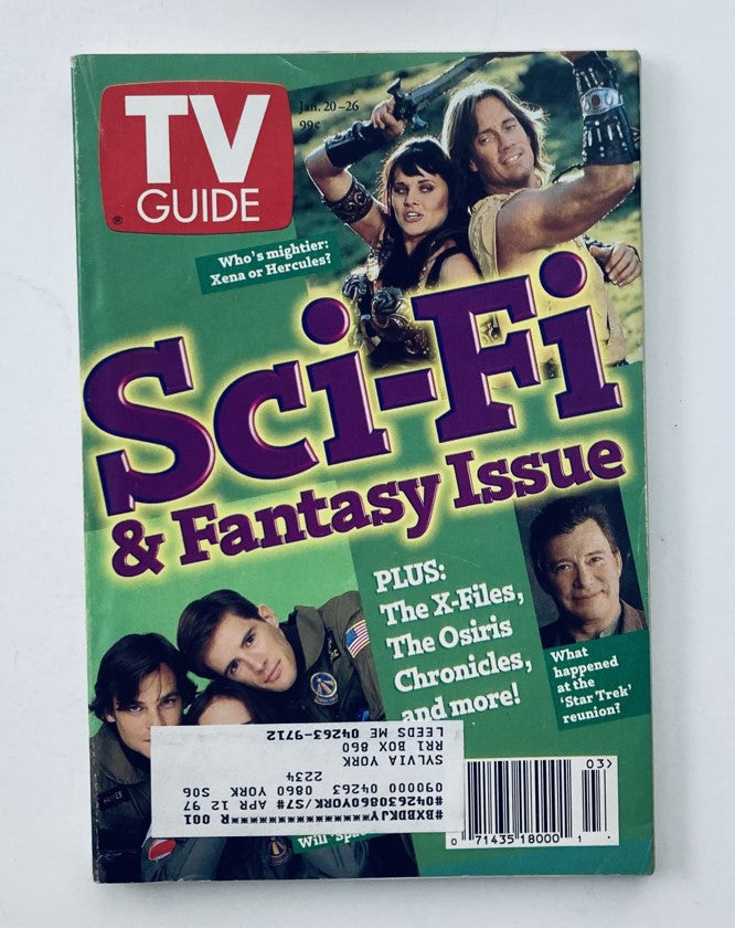 TV Guide Magazine January 20 1996 Kristen Cloke, Lucy Lawless Maine Ed.