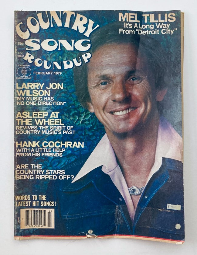 VTG Country Song Roundup Magazine February 1979 Mel Tillis from Detroit City