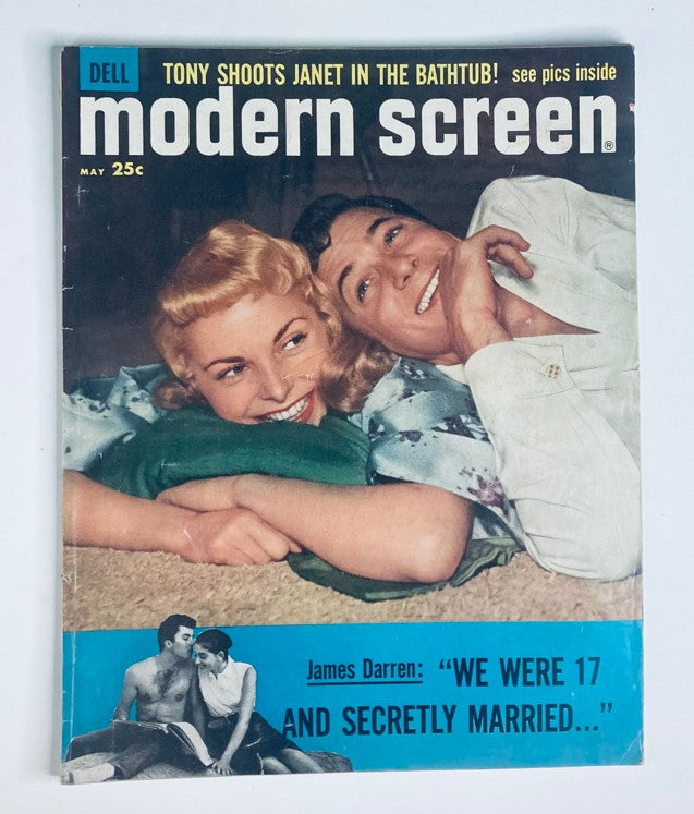 VTG Modern Screen Magazine May 1958 Vol 52 #4 Janet Leigh, Tony Curtis No Label